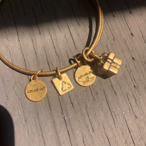 Alex & Ani Goldtone Silvertone Bracelet charm Lot - Picture 8 of 10